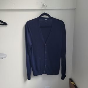 Uniqlo V-Neck Wool Cardigan M/Medium